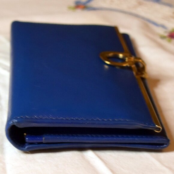 Salvatore Ferragamo Gancini Continental Wallet – Zaffiro Viola Blue - Picture 5 of 10